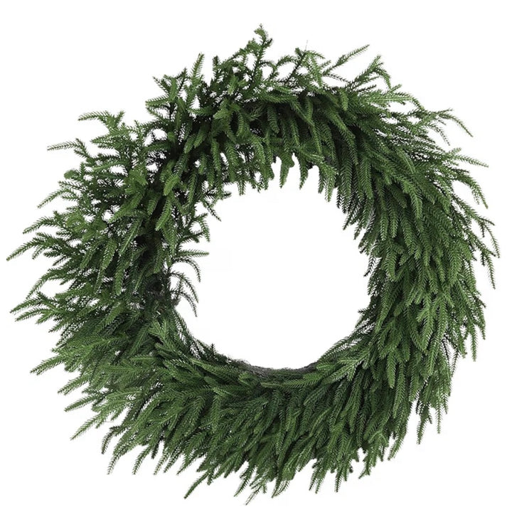 Corona Navideña Evergreen