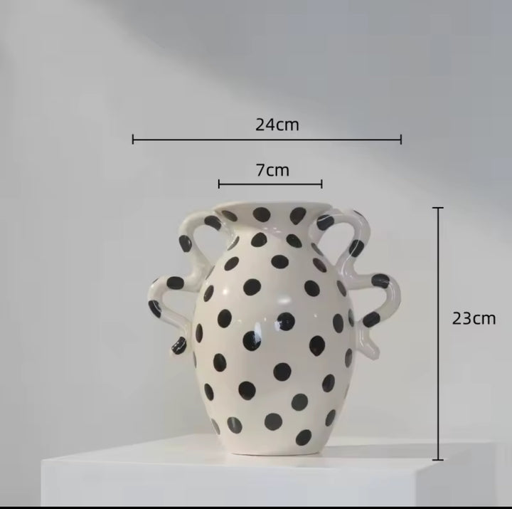 Jarrón Florero Dots