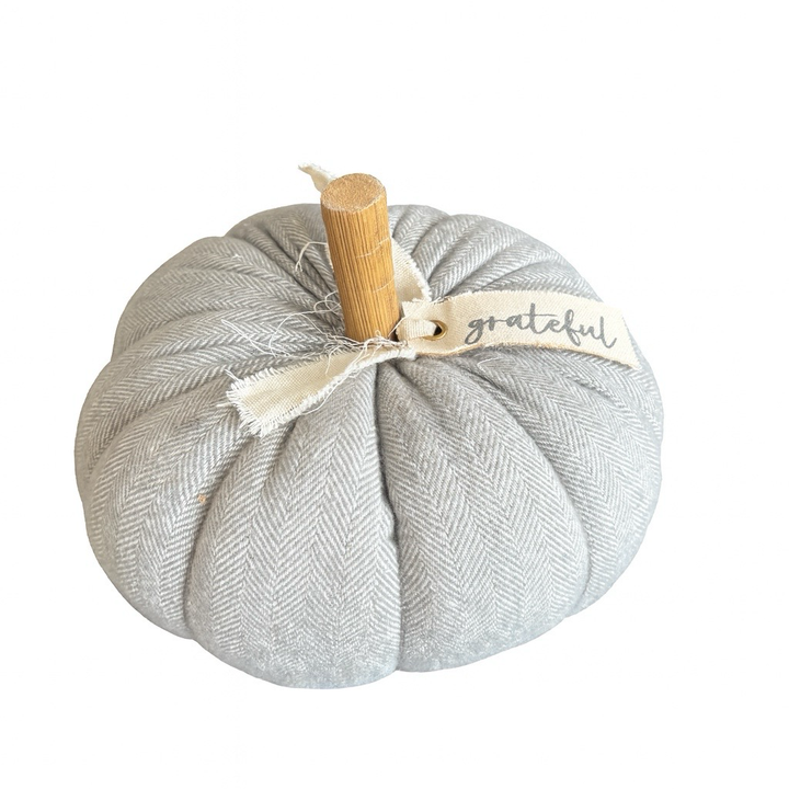 Calabaza Decorativa Gris