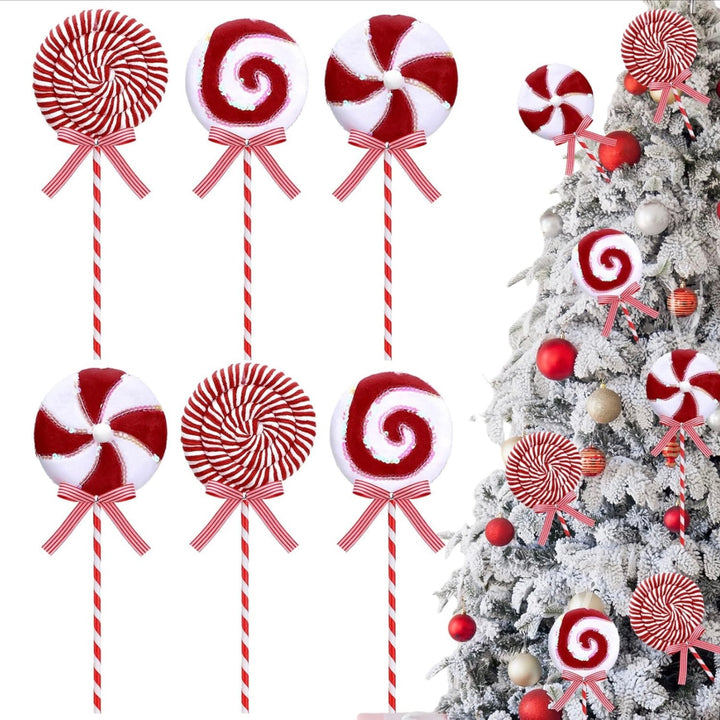 Set De 6 Piruletas Navideñas