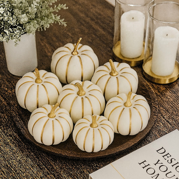 Set De Calabazas Doradas