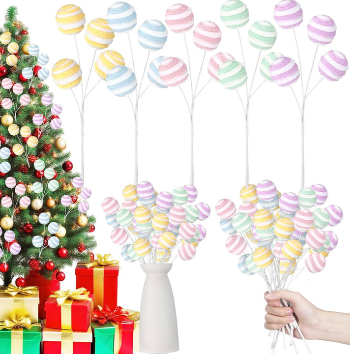 Set De 12 Varas Navideñas