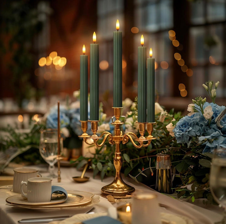 Set De 12 Velas De Mesa LED