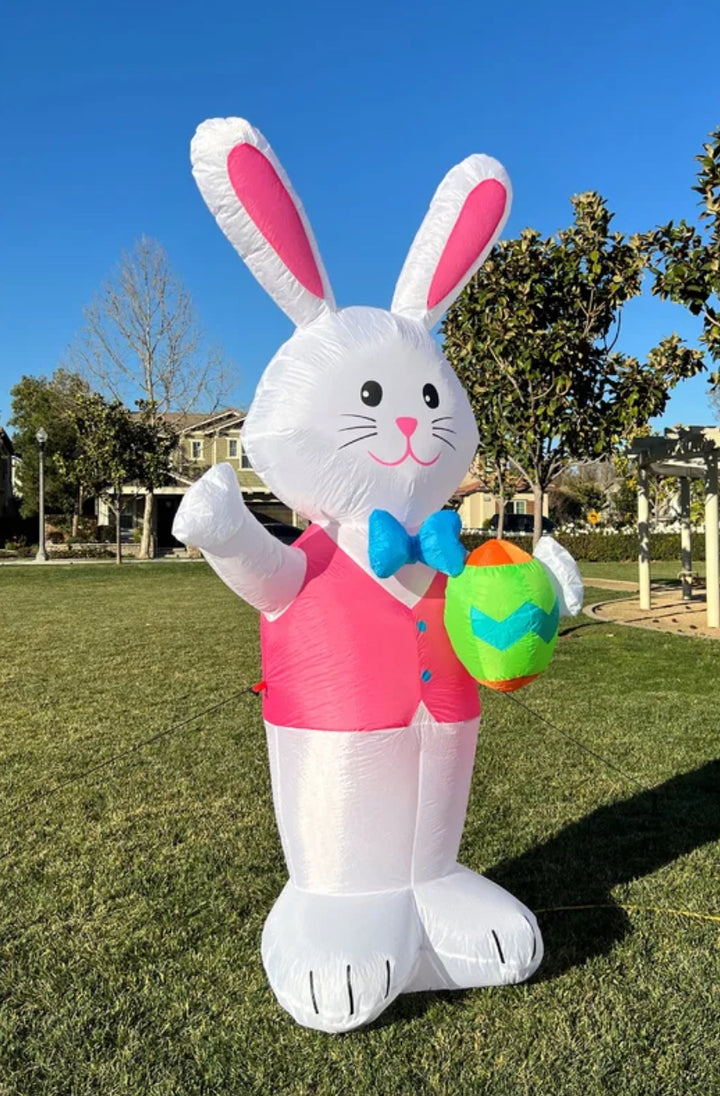 Inflable De Conejo Pascua 243 Cms