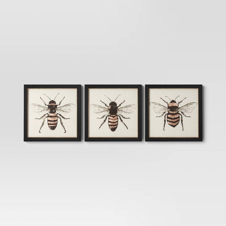Set De Cuadros Bees