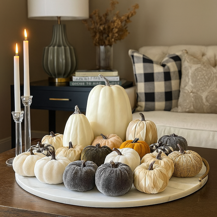 Set De Calabazas Decorativas Varios Modelos